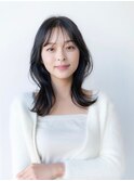 大人かわいい／韓国ヘア／韓国レイヤー／20代30代