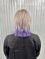 キバ(kva) ▽□□▽ウルフカット×インナーラベンダー