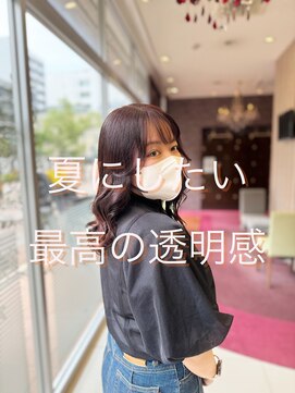 アース 大曽根店(HAIR&MAKE EARTH) ピンクブラウン