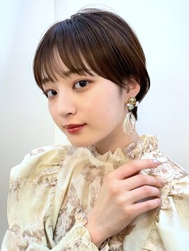 ミズチャーム(Ms.CHARM) マッシュショート/ウェットヘア/前髪ショート/夏のヘアアレンジ