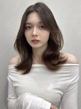 ジーナ 大阪茨木(Zina) 髪質改善*外ハネ小顔レイヤーミディ*美髪【Zina大阪茨木】