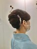 和装の和髪ヘアセット　￥4,950＜スタイリスト指名制＞