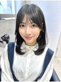 ワンカールミディアム　10代20代30代◎小顔  髪質改善 韓国 新宿