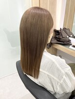 クシュ 本川越店(kusyu...)&nbsp;イメチェンホワイトブロンド外ハネボブ美髪ワイドバング韓国黒髪