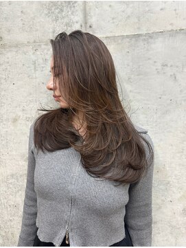 ヌエン 渋谷(NU/EN) レイヤー×グレージュ