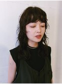 ミディアムウェーブヘア　Genta