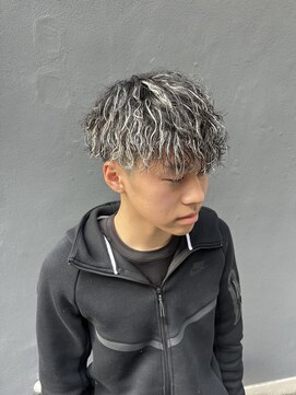 メンズグルーミングナンバーナイン(MEN'S GROOMING NUMBER NINE) ホワイトメッシュ/ツイストスパイラル/【早田隼哉】