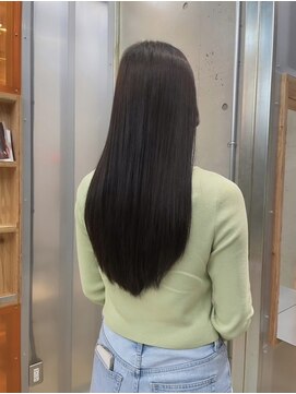 ホネン(honen) 艶髪ストレート×透明感イルミナカラー