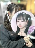 編み込みツイン
