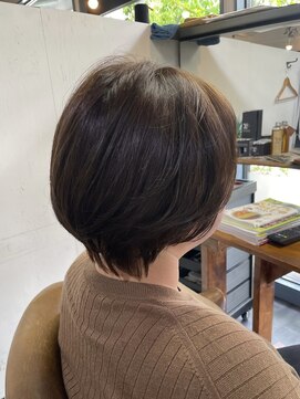 カミケン 方木田店(kamiken.) ショートボブ×ブラウンカラー【カミケン方木田店】