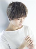 マッシュボブ◎前髪カット◎くすみベージュ/刈り上げショート☆