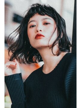 エムスラッシュ たまプラーザ(M.SLASH) ■アンニュイ濡れ髪切りっぱなしロブM.SLASHたまプラーザ12-4