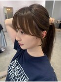 顔周りカット