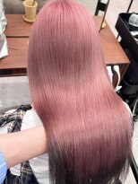 モク 立川(moc)&nbsp;韓国風レイヤーカットブリーチダブルカラー前髪