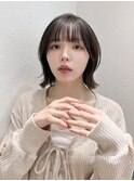 くすみベージュ/ボブ/前髪/レイヤー/髪質改善/縮毛矯正/立川