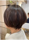 富士見ヶ丘ショートくびれショートイルミナカラー顔周りレイヤー