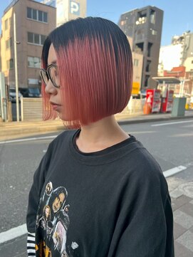 ブリックバイブレイス 千葉 千葉中央(brick by brace) 千葉駅/着物ヘア/大人ガーリー/ダークアッシュ/似合わせカット