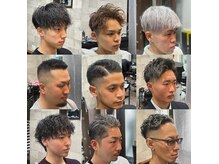 ストローヘアー(STRAW hair)の雰囲気（名古屋/守山区/スキンフェード/スパイラルパーマ/金メッシュ）