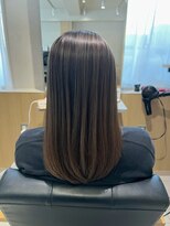 ニカ ボーテ(Nika beaute) 【脱白髪染め】ブリーチなしダブルカラー/アッシュベージュ/