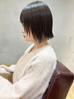 エミス バイ メルト 吉祥寺(emis by melt)&nbsp;【吉田】顔周りボブオリーブグレージュベージュ縮毛透明感吉祥寺