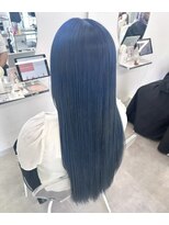 フウ(fuh)&nbsp;ブルー/ブルーカラー/色落ち重視/寒色カラー/ハイトーン/艶髪