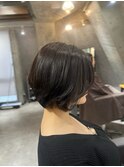 フェミニンショートボブ