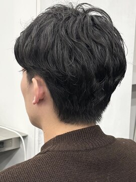 シベルバレー 横浜(sibell) メンズマッシュツーブロックシースルーマッシュマッシュウルフ