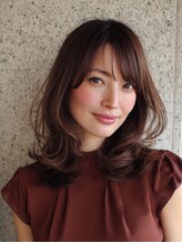 アクロスヘアーデザイン 武蔵小杉店(across hair design)&nbsp;ミディアムレイヤー