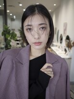 ヌヌ 渋谷 原宿 明治神宮前(nunu) レイヤーカットウルフカットボブグレージュオリーブべージュ