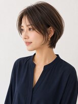 ウィールールピヴォクロス(WE RULE pivot cross)&nbsp;耳掛け大人可愛いショートボブ/上品印象