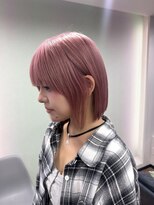 グラム 岡崎南店(gram)&nbsp;ボブ/ハイトーン/ペールピンク/ブリーチカラー
