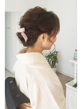 ホワイトスペース(whitespace) 753お母さん小紋着【ヘア&着付け】