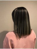 バレイヤージュハイライト(グレージュ)