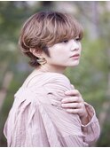 【Lalei】ミルクティブラウン×ゆるふわショート　辻幸奈