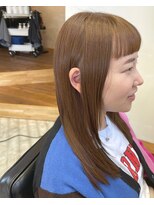ヘアーアンドメイク ニッキ(hair&make nikki) ぱっつん前髪ワンレン
