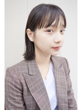 コス(kos) 【nanuk＊UEKI】パツッと隙間バング＊タイトボブ