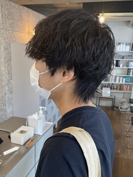 バイフィフス 原宿/表参道(by fifth) 襟足のあるマッシュウルフと洒落感パーマ