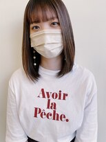 アヴァンセ サニー美容室&nbsp;ミディアムストレート