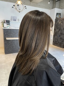 アディクト 綾瀬(ADDICT) 【ADDICT_YuuYa】ブラウンベージュ_ナチュラルバレイヤージュ