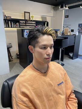 メンズ ヘアープロデュース フェード(Men’s hair produce FADE) ポイントカラー