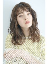 パール(PearL) 《PearL》ミディアムパーマ/ゆるふわパーマ/ネビージュ/小顔ヘア