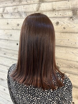 ムーンボウ(moon bow) 艶感レッドブラウンカラー