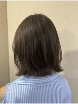 ヘアーアートミュージアム(Hair Art Museum)&nbsp;マットグレージュ/切りっぱなし/ニュアンスレイヤー9/24