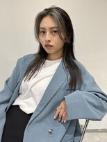 イル(ill)&nbsp;ロング フェイスフレーミング グレーカラー 大須