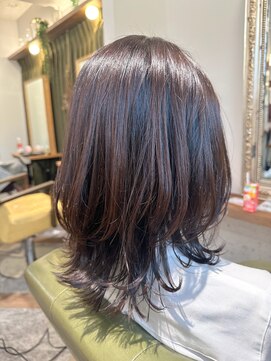 ムーン(moon) #前髪カタログ #インナーグレージュ #ピンクベージュ