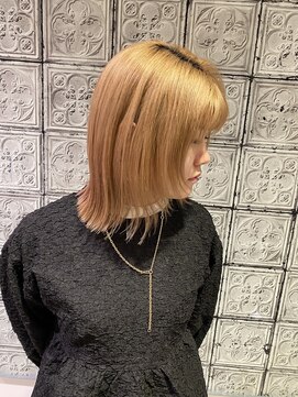 アース いわき店(HAIR&MAKE EARTH) ミディアムレイヤーボブ