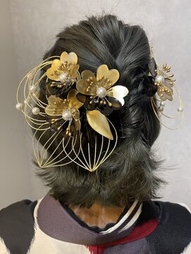 ウィスプ 赤羽店(wisp) 華やかハーフアップ