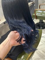 フレスコ 鎌ヶ谷大仏店 ブルーブラック × グラデーション
