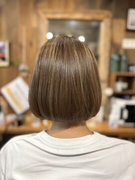 カムデンタウン(Camden Town) ハイライト＆メテオカラー髪質改善,白髪もカバー,圧倒的艶髪