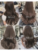 サイン 渋谷(SIGN) ブリーチなしカラーレイヤーカットハッシュカットインナーカラー